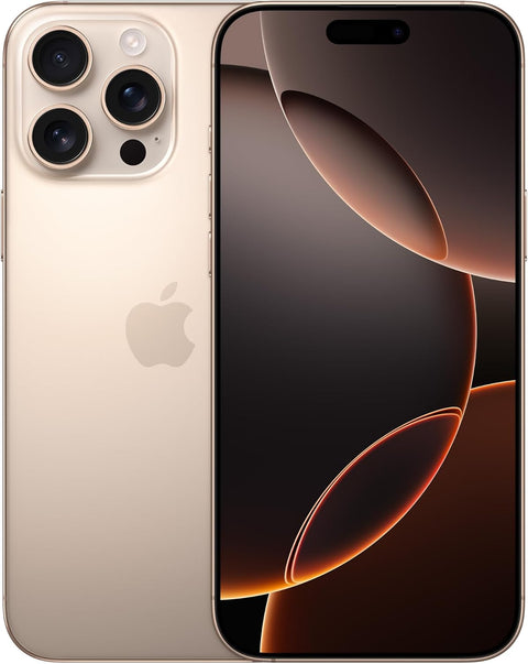 Apple iPhone 16 Pro Max (256 GB) - Desert Titanium (Renewed)
