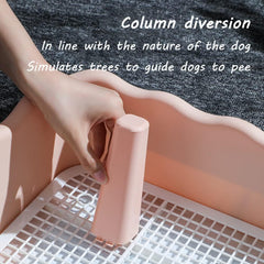 Indoor Dog Potty Tray,Puppy Toilet,Grid Puppy potty Training Litter Box