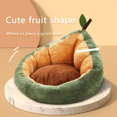 Plush Pet Bed, Sofa Pet Kennel, Thickened Non-Slip Soft Pet Bed
