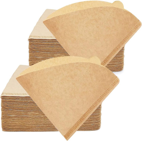 SKY-TOUCH Coffee Filter 200 Count, V60 Coffee Paper Filter Unbleached Disposable Coffee Filters Paper for Pour Over and Drip Coffee Maker (2-4 Cups)