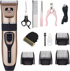 13 Pcs Dog Shaver Clippers, Low Noise Electric Cordless Dog Grooming Supplies