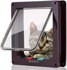 Large Cat Door, (25 * 23.5 * 5.3cm) Interior and Exterior Pet Door
