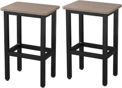 Dining & Bar Table Set, Industrial Style with Stools