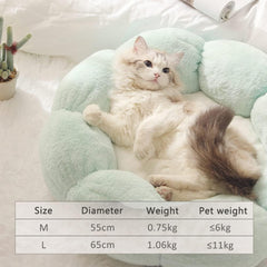 Plush Pet Bed, Cute Warm And Comfortable Sofa Pet Kennel