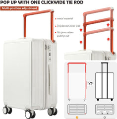 Winsoyya Suitcase Trolley Carry on Hand Cabin Luggage