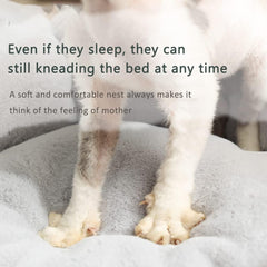 Plush Pet Bed, Cute Warm And Comfortable Sofa Pet Kennel