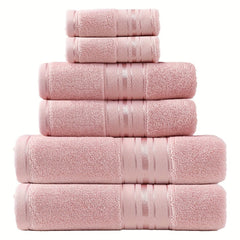 6pcs high - end J hotel bath towel set, 2 square towels, 2 towels, 2 bath towels - Nimall