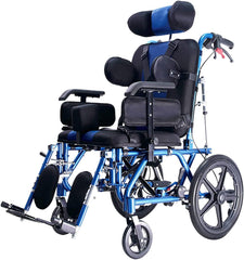 Fully Lying Wheelchair Forke Hemiplegia Disabled Cerebral Palsy
