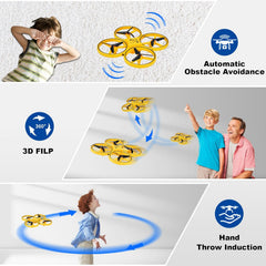 Hand Controlled Drone for Kids Small Rc Quadcopter Aircraft