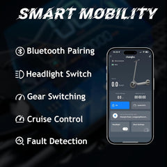 Electric Scooter Max Range 19 Miles Powerful 350W Motor 8.5 Inch Honeycomb Tires  EQ001