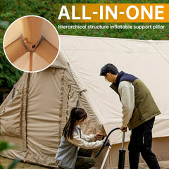 Inflatable Camping Tent with Pump, Glamping Tents