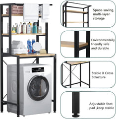 Mylindde Over Washing Machine Storage Rack
