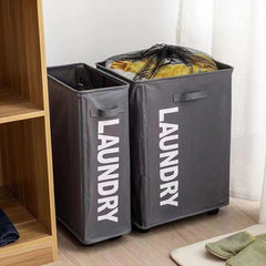 Rolling Laundry Basket with Wheels