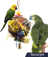 3 pcs Bird chew Toys,Parrot Cage Accessories Toys