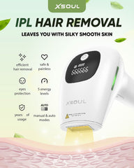 At-Home Hair Removal Permanent Hair Removal 999,999 Flashes Painless Hair