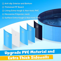 160 * 30cm Dog Pool, Foldable pet Bath Tub