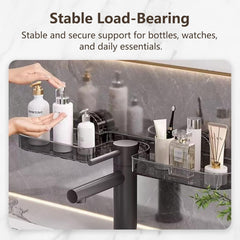 Faucet Caddy Organizer with U-Shaped Cutout