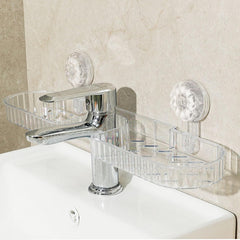 Faucet Caddy Organizer with U-Shaped Cutout
