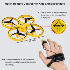 Hand Controlled Drone for Kids Small Rc Quadcopter Aircraft