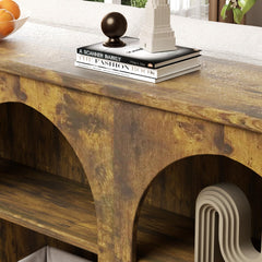 Rustic Farmhouse Console Table