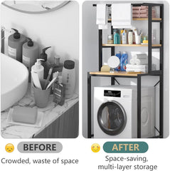Mylindde Over Washing Machine Storage Rack