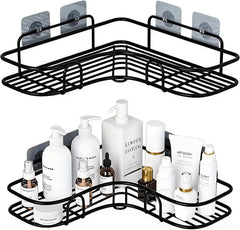 Corner Shower Caddy - 2 Pack, Adhesive Shower Organizers
