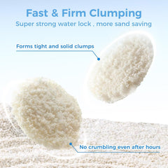 Cat Litter, 6Pcs Total 15kg Tofu Cassava, Non-Stick, PH Monitor
