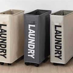 Rolling Laundry Basket with Wheels