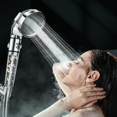 SKY-TOUCH  Filtered Shower Head For Hard Water And Filtering Impurities, Hand Held Shower Head With Filter Balls.