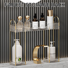 Over-Faucet Bathroom Organizer