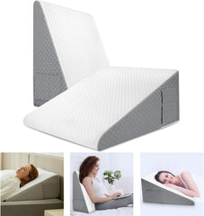 Mylindde Wedge Pillow for Sleeping, 26cm Elevated Support Bed Wedge Pillow