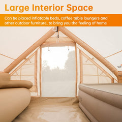 Inflatable Camping Tent with Pump, Glamping Tents