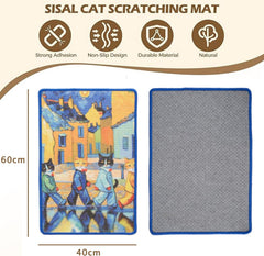 Self-Adhesive Sisal Cat Scratcher Mat
