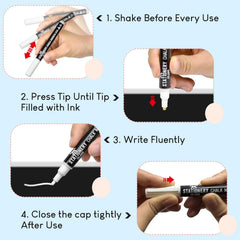 Chalk Pens for Blackboard, Washable, Chalk Pen for Windows