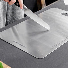 Chopping Board, 304 Stainless Cutting Board for Kitchen, 36x25cm