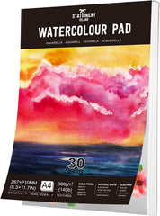 Watercolour Paper A4 300 g, 30 Sheets