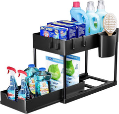 Under Sink Shelf Organizers and Storage Rack