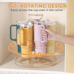 360° Rotating Water Bottle Holder