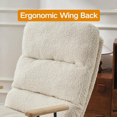 Modern White Rocking Chair
