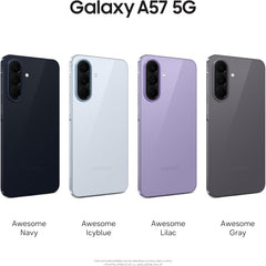 Samsung Galaxy A57 5G Android Smartphone, 256GB Storage, 8GB RAM, Awesome Icyblue, 6x OS Upgrades, Large Display, 50MP Camera, Long Battery Life (UAE Version)