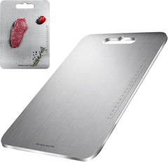 Chopping Board, 304 Stainless Cutting Board for Kitchen, 36x25cm