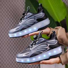 Shoes with Wheels Kid Roller Skates Shoes