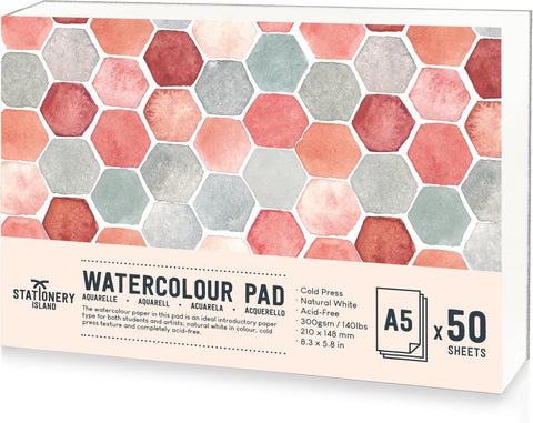 Watercolor Paper Pad Cold Pressed Watercolor Drawing Album