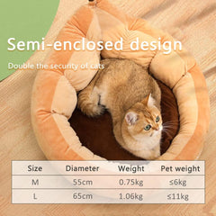 Plush Pet Bed, Sofa Pet Kennel, Thickened Non-Slip Soft Pet Bed