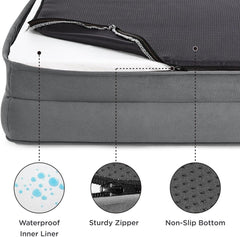 Dog Bed，Washable Dog Sofa Bed for Large Medium Small Dogs