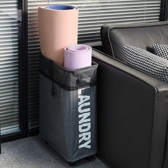 Rolling Laundry Basket with Wheels