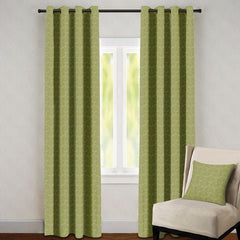 Eyelet Curtain Without Lining Beige Eiffel