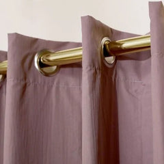 Plain Satin Door Curtain Set Of 2 Assorted 140X240 Cm