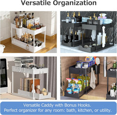 2-Tier Pull-Out Under Sink Organizer