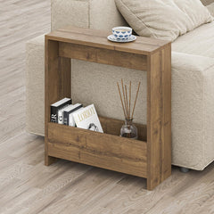 Side Table with Magazine Rack for Living Room and Office -entryway table- Side/End Table - 55 x 20 x 60cm